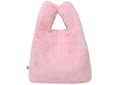 Bape Baby Milo Fluffy Tote Bag Pink