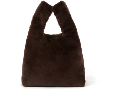 Bape Baby Milo Fur Tote Bag Brown