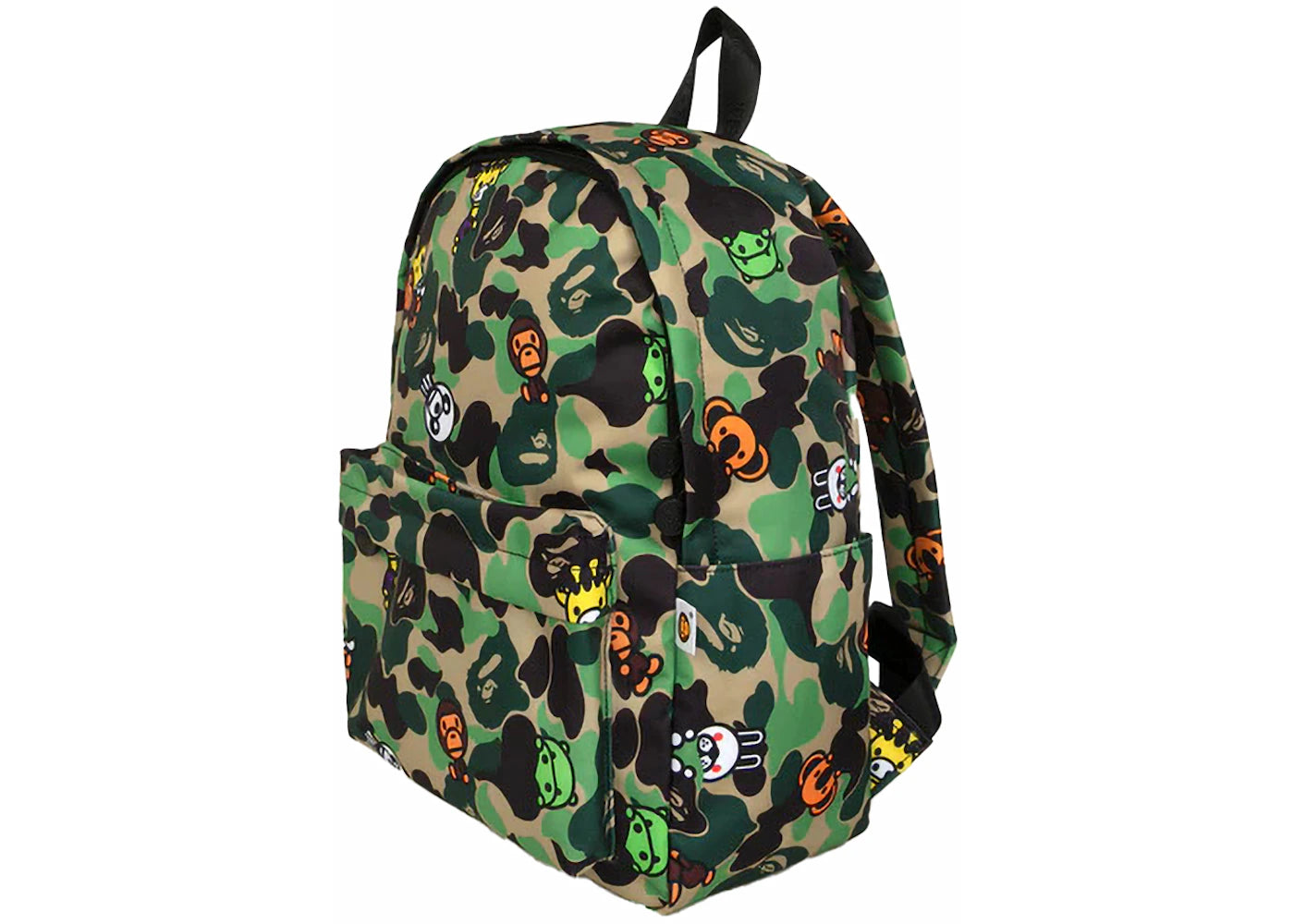 bape baby milo medium backpack green 