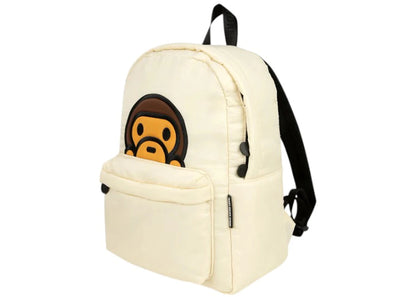 bape baby milo medium backpack (ss25) ivory 