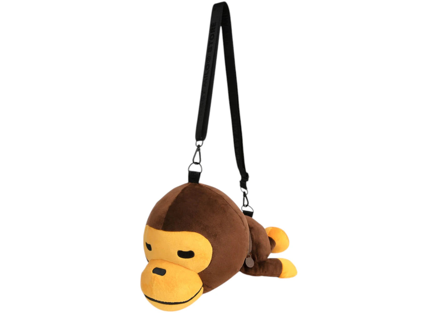 Bape Baby Milo Plush Crossbody Bag Brown