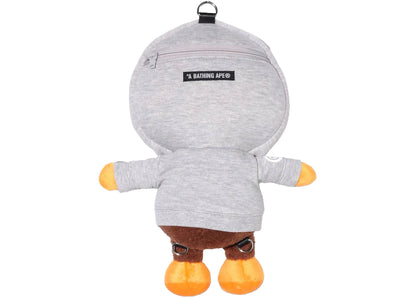 bape baby milo plush doll backpack brown 