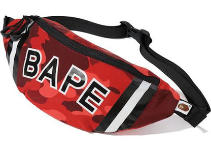 Bape Color Camo Waist Bag (Ss20) Red