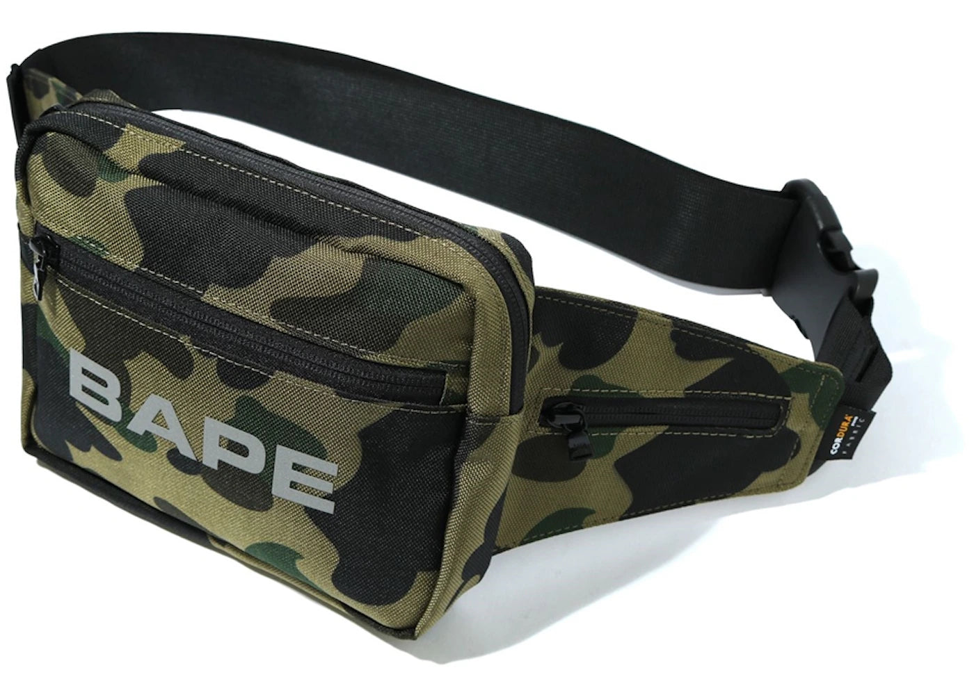 Bape Cordura 1St Camo Waist Bag Green