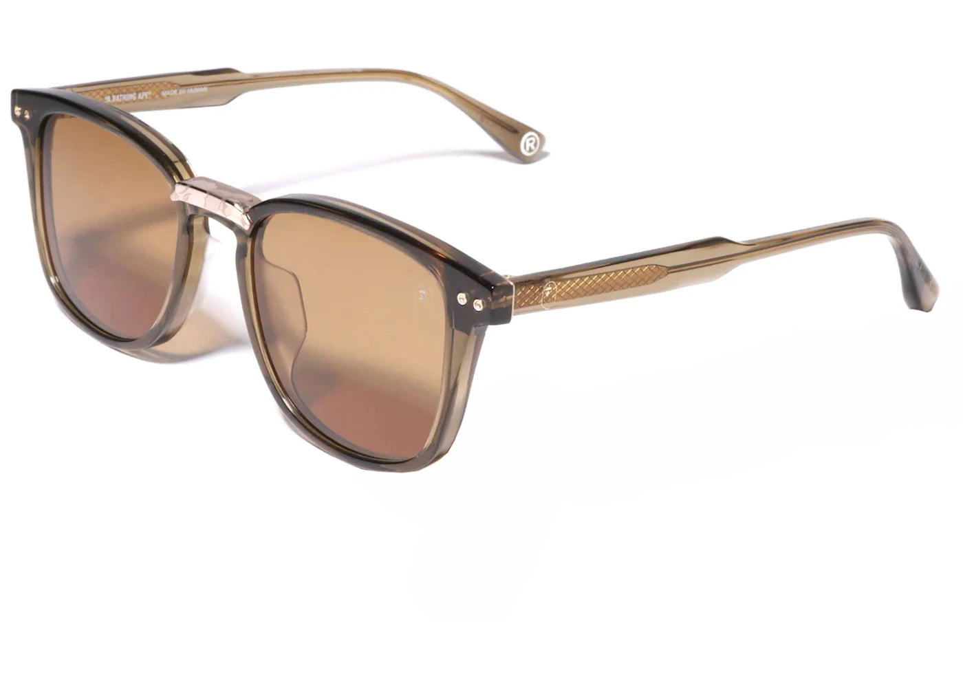 Bape Frame 30 Sunglasses Brown