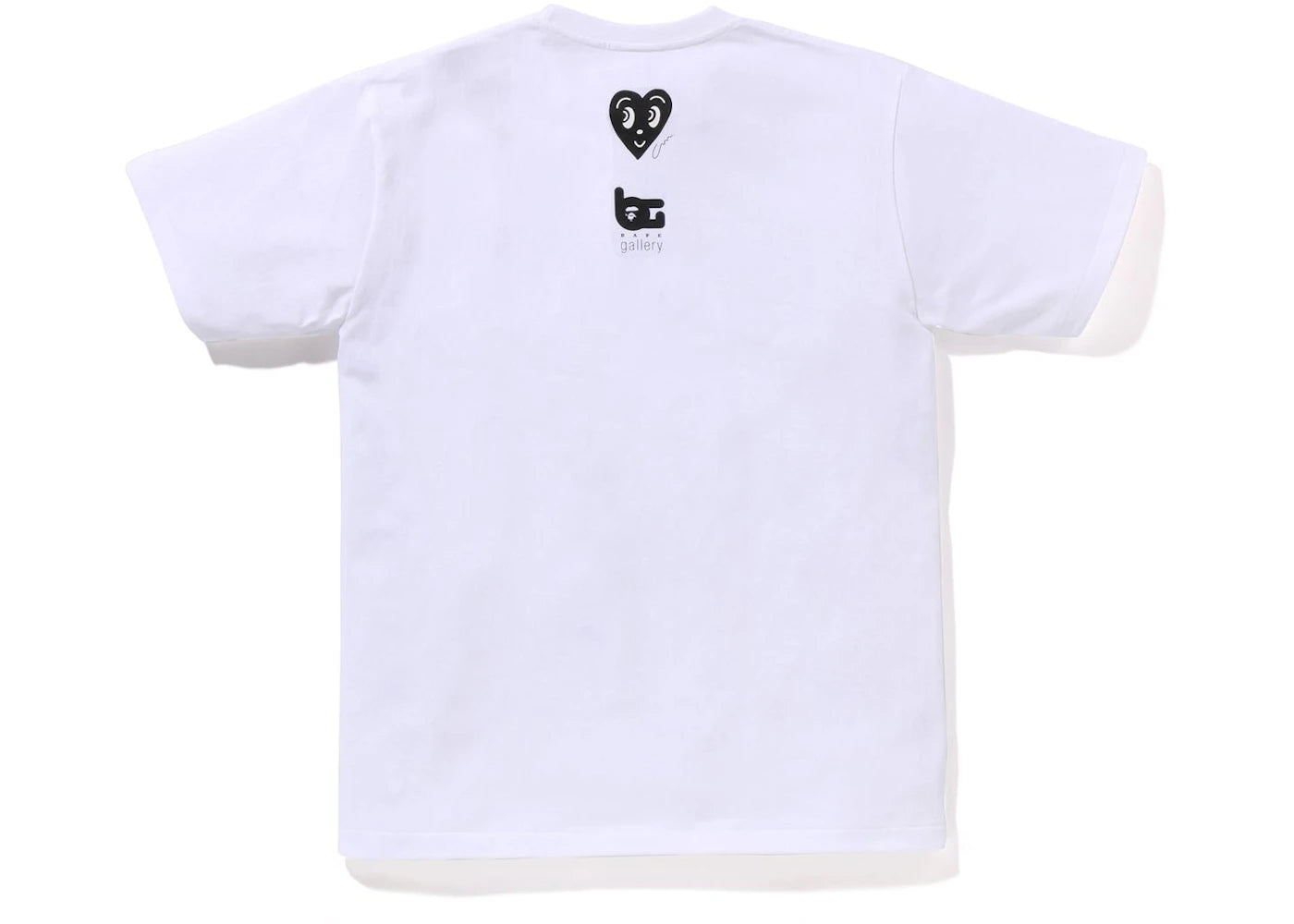 bape gallery x chocomoo tee white