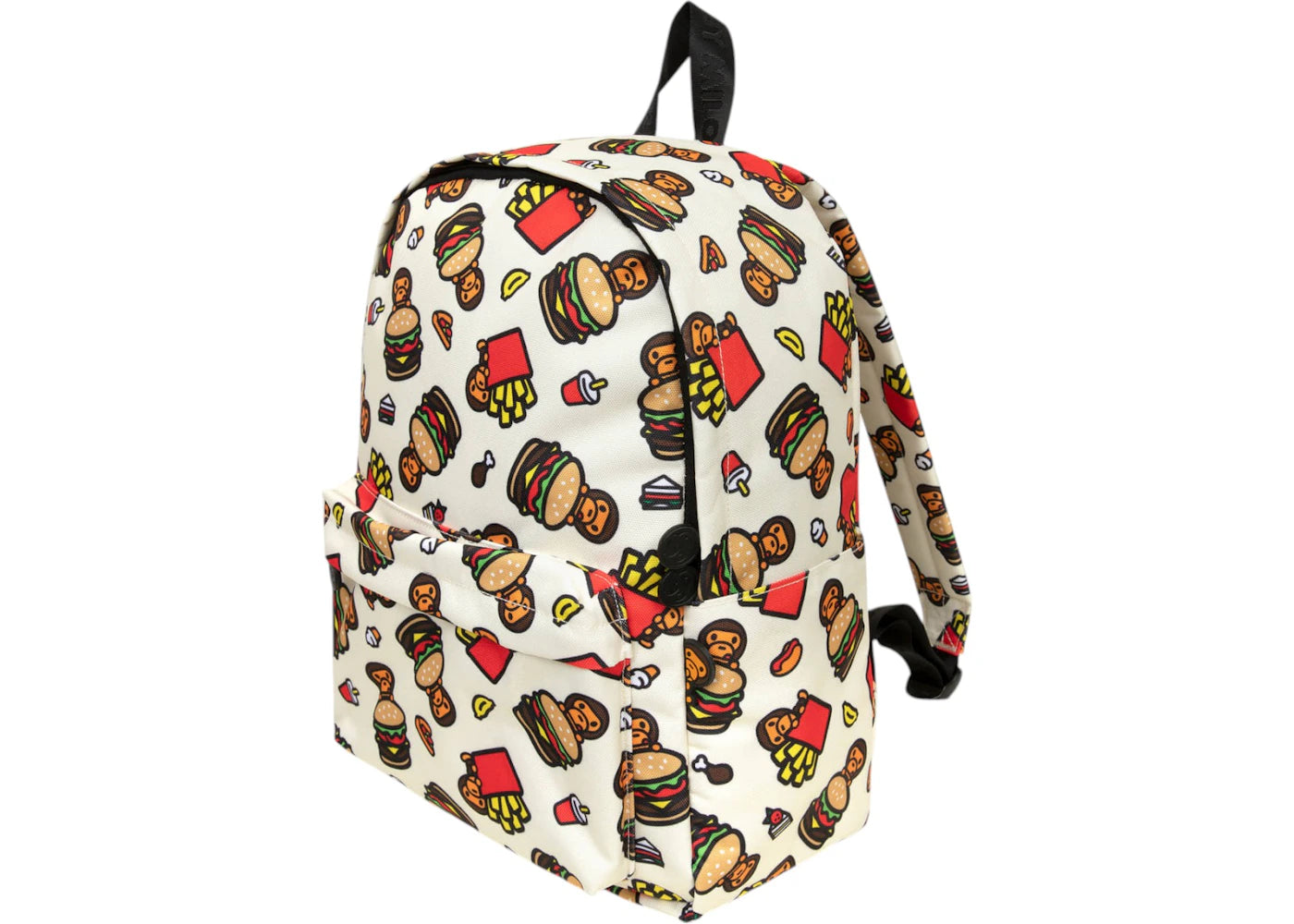 bape hard medium backpack cream 