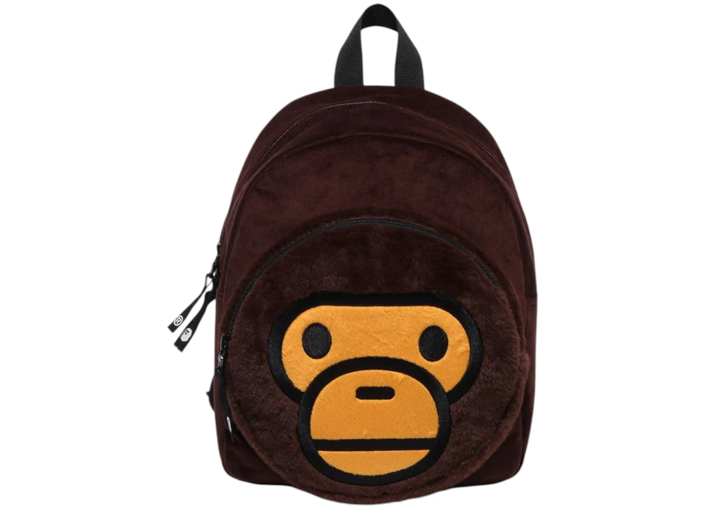 Bape Kids Baby Milo Boa Backpack Brown