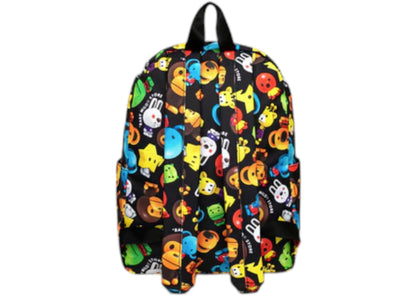 bape milo 3d all print pattern medium backpack black 