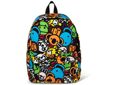 Bape Milo All Safari Medium Backpack Multi