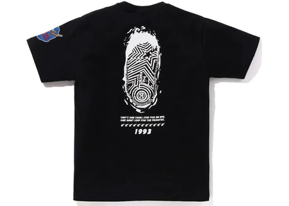 bape moon landing tee black