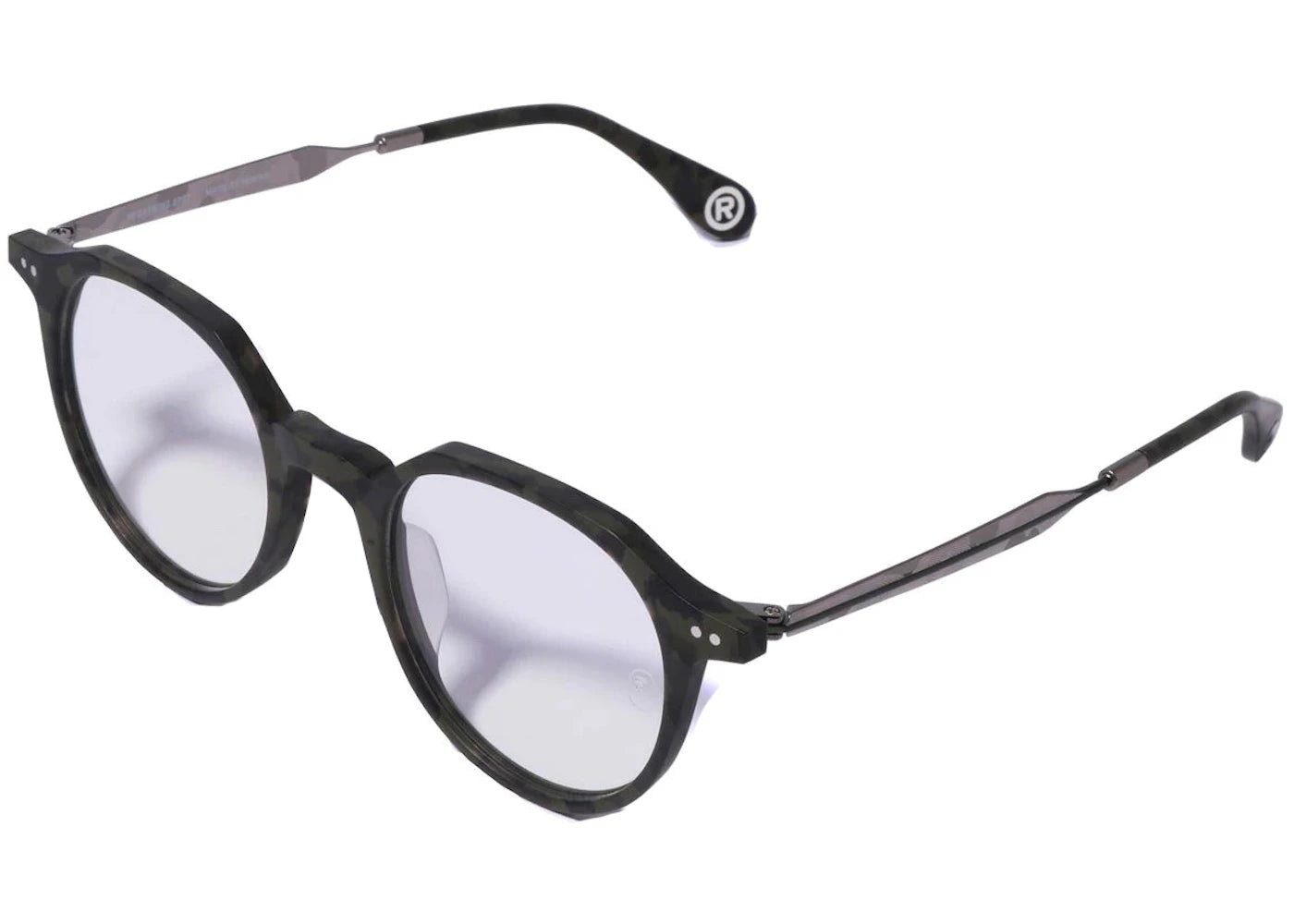 bape optical 1 flame sunglasses green