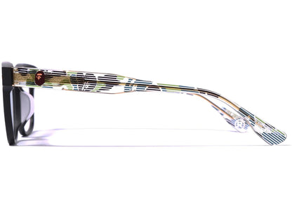 bape optical 3 flame sunglasses black