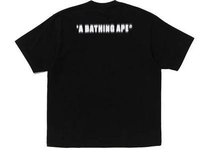 bape pixel ape head relaxed fit tee black