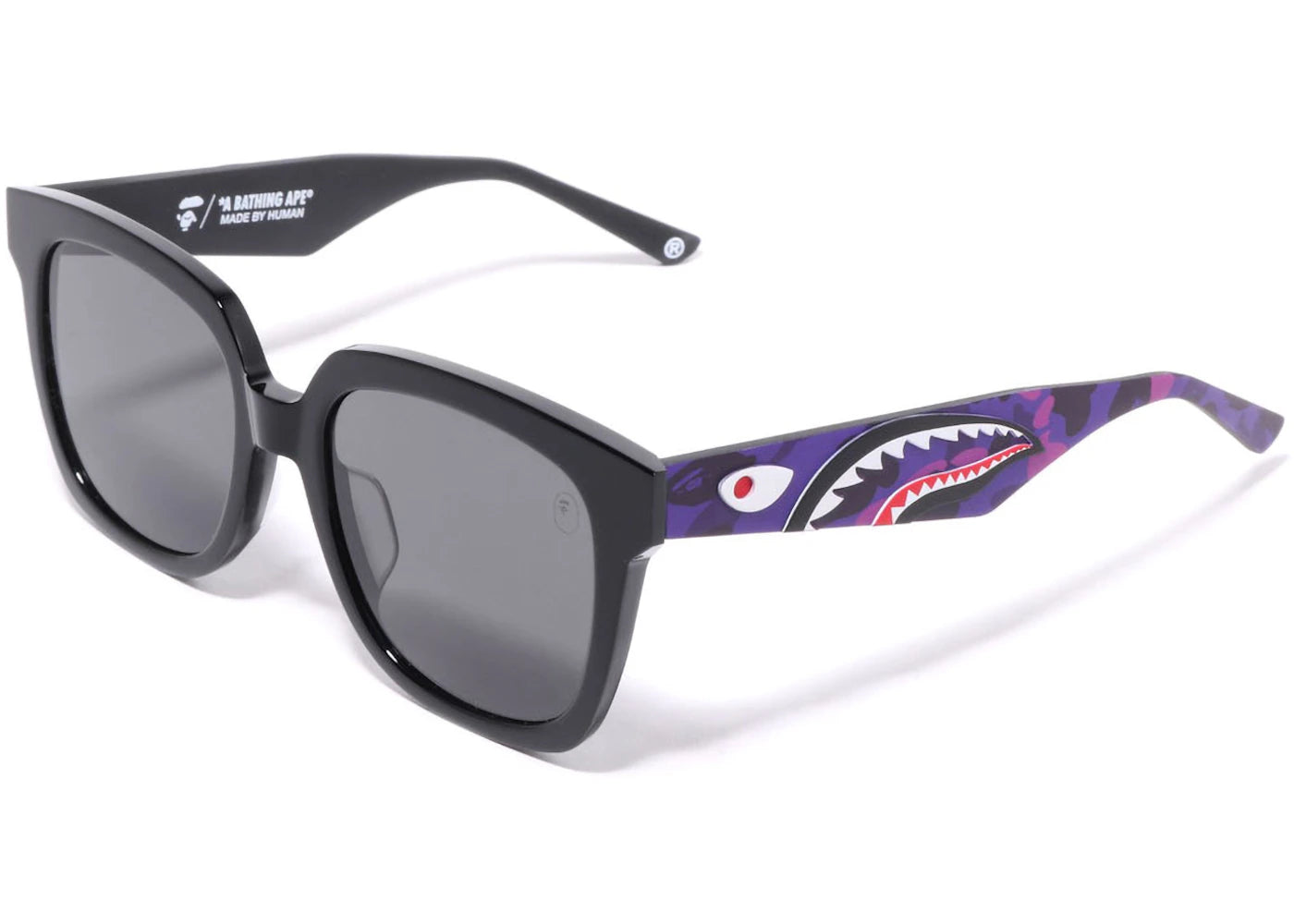 bape shark 13 sunglasses purple
