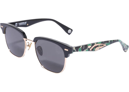 Bape Shark #7 Sunglasses Green/Gold