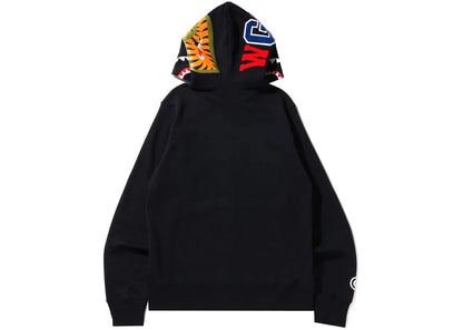 bape shark full zip hoodie (ss22) black