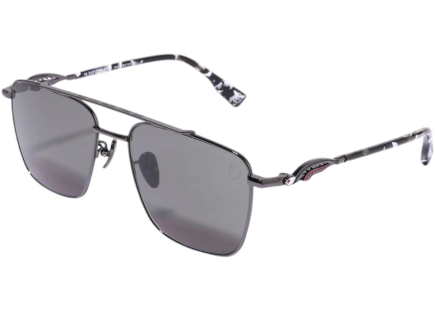 Bape Shark Ii Sunglasses Silver