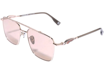 Bape Shark Sunglasses Ii Shark65 Sunglasses Gold