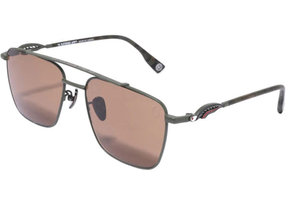 Bape Shark Sunglasses Ii Shark65 Sunglasses Green