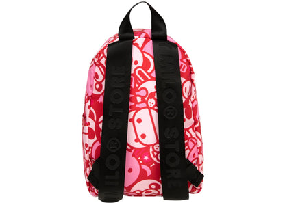 bape soft mini backpack carmine rose 