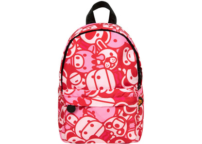Bape Soft Mini Backpack Carmine Rose