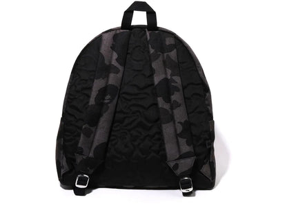 bape solid camo jacquard backpack black 