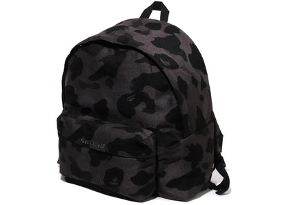 Bape Solid Camo Jacquard Backpack Black