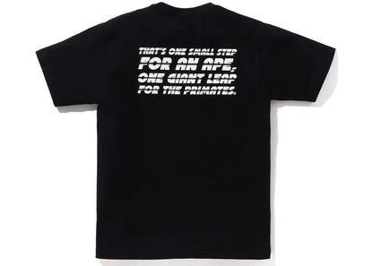 bape space ape tee black