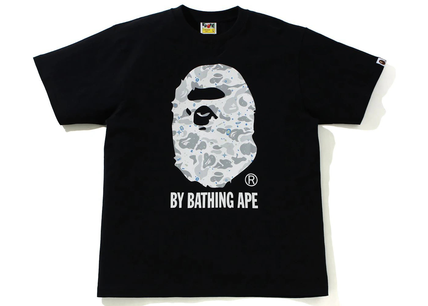 bape space camo by bathing ape tee black