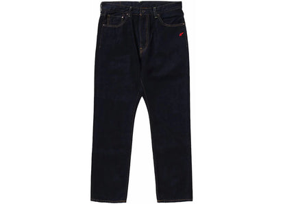 bape sta ape head regular fit denim pants indigo