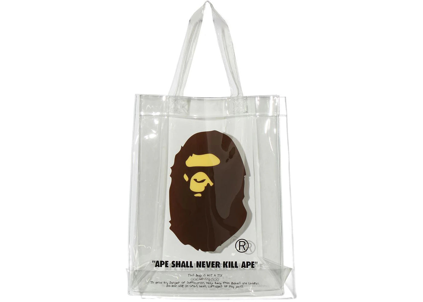 Bape Tote Bag Clear
