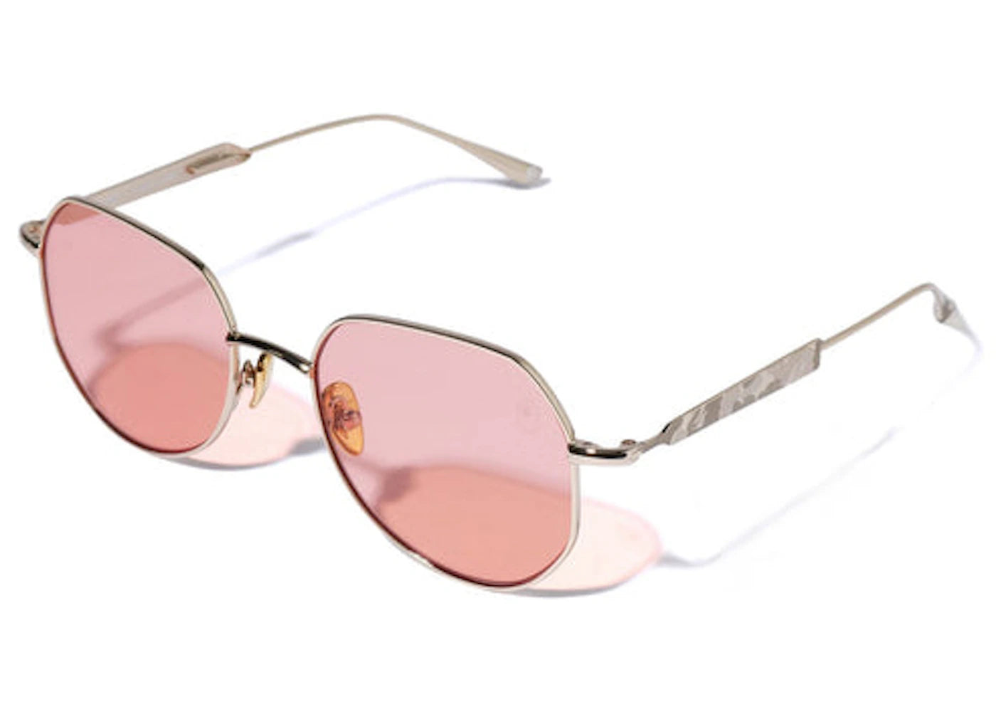bape women's 1 sunglasses pink (1g20-282-515)