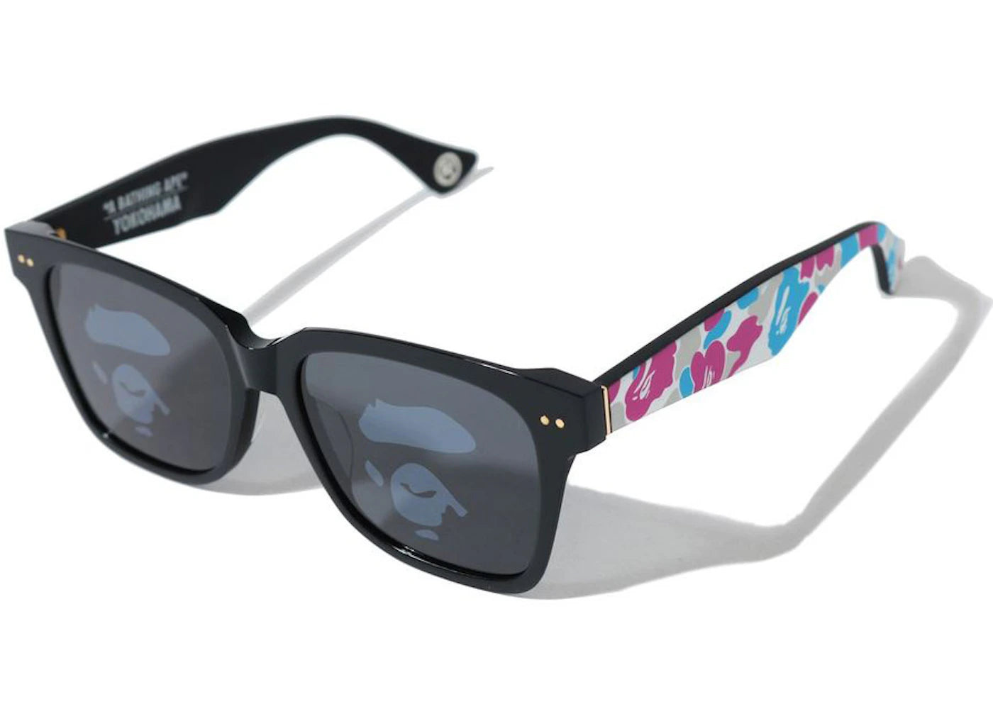bape yokohama sunglasses black/pink