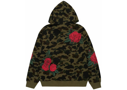 bape x anti social social club full zip hoodie green