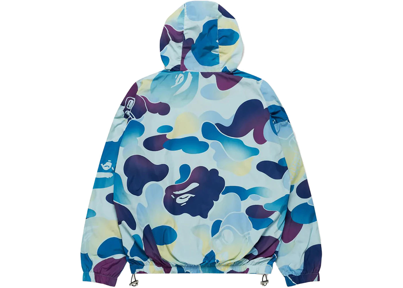 bape x bored ape yacht club light weight jacket blue