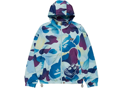 bape x bored ape yacht club light weight jacket blue