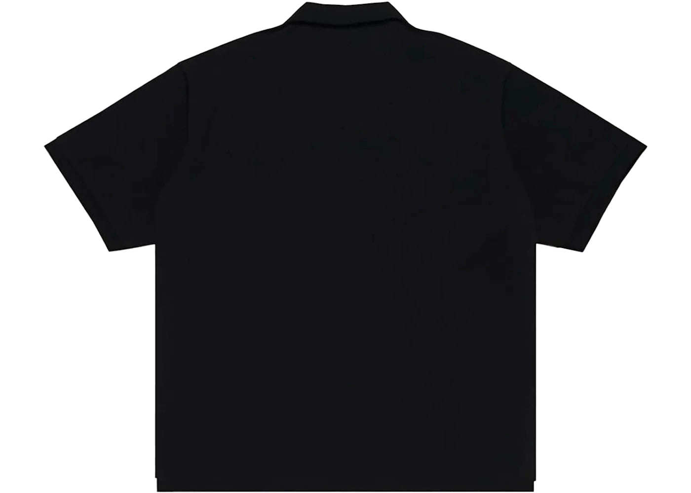 bape x bored ape yacht club polo shirt black