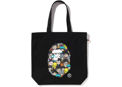 Bape X Dragon Ball Super Ape Head Japan Exclusive Tote Bag Black