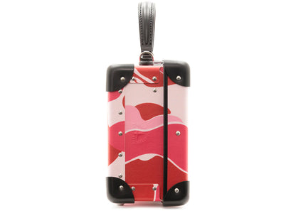 Bape X Globe-Trotter London Square Bag Pink