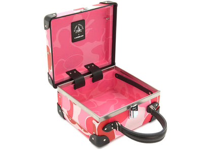 Bape X Globe-Trotter London Square Bag Pink
