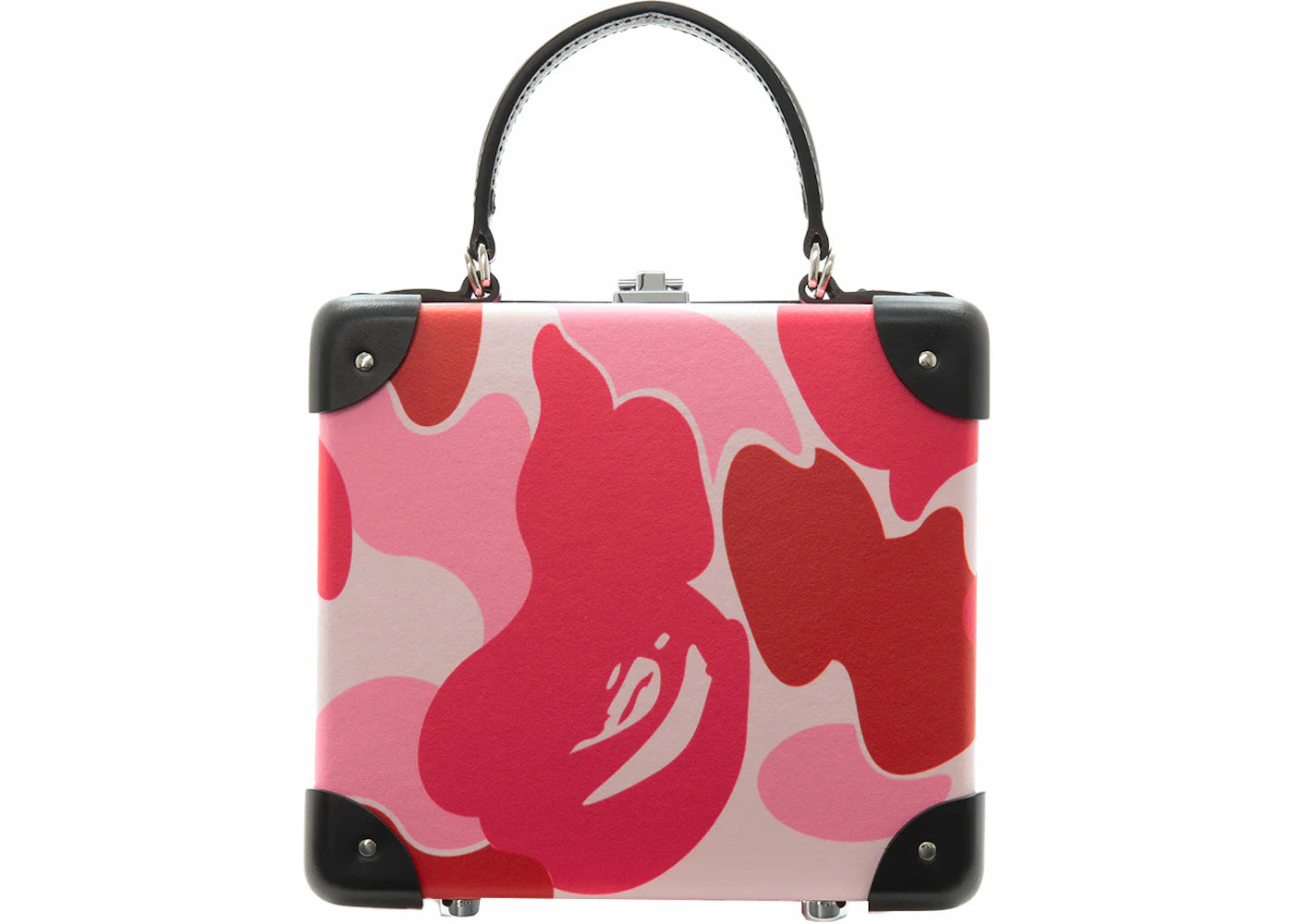 Bape X Globe-Trotter London Square Bag Pink