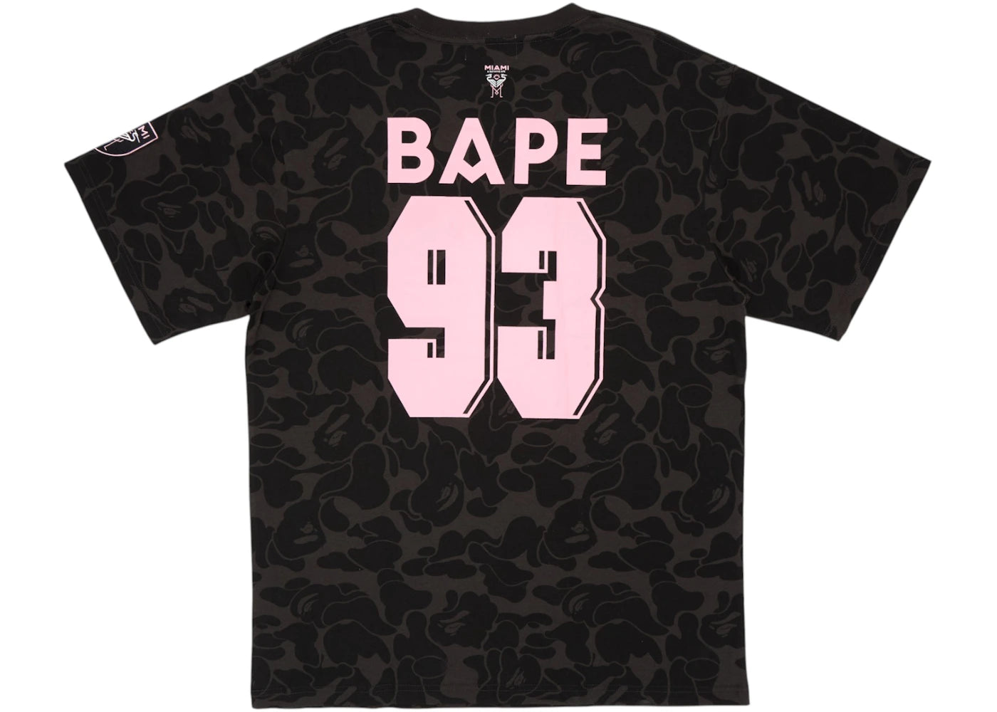bape x inter miami cf camo tee black
