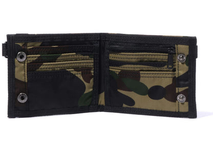 Bape X Porter 1St Camo #2 Wallet Green