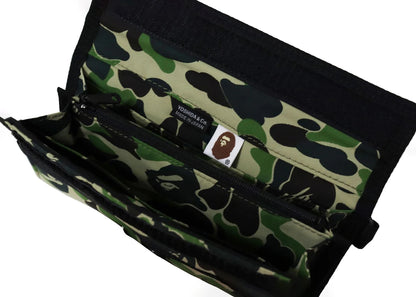 Bape X Porter Abc Camo Long Wallet Green