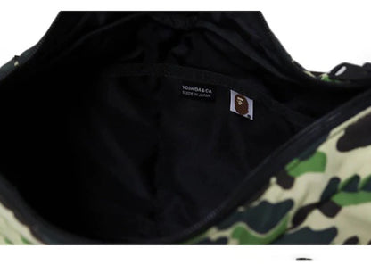 Bape X Porter Abc Camo Shoulder Bag Green