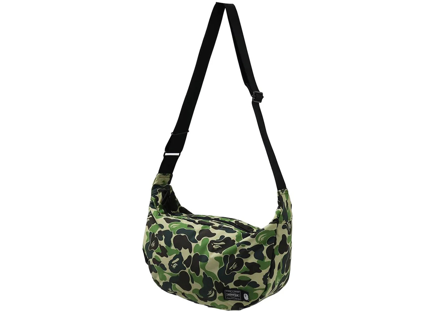Bape X Porter Abc Camo Shoulder Bag Green
