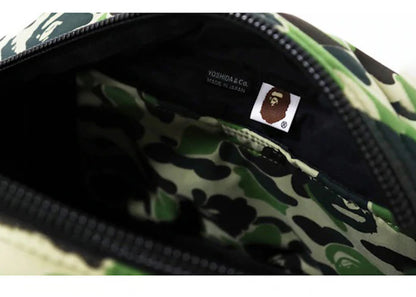 Bape X Porter Abc Camo Waist Bag Green