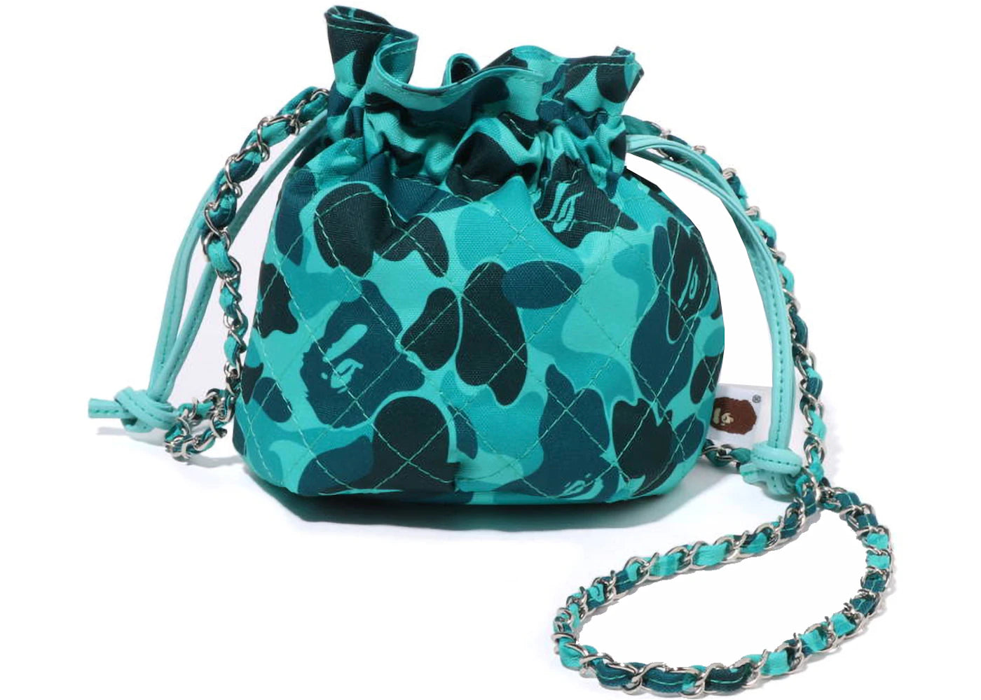 Bape X Saint Mxxxxxx Chain Snap Bag Sax
