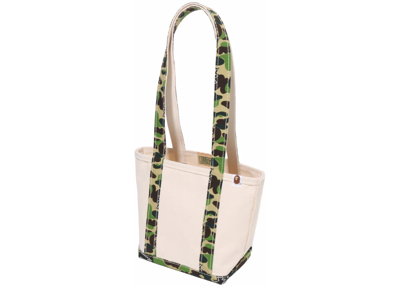 Bape X Saint Mxxxxxx Small Tote Bag Ivory